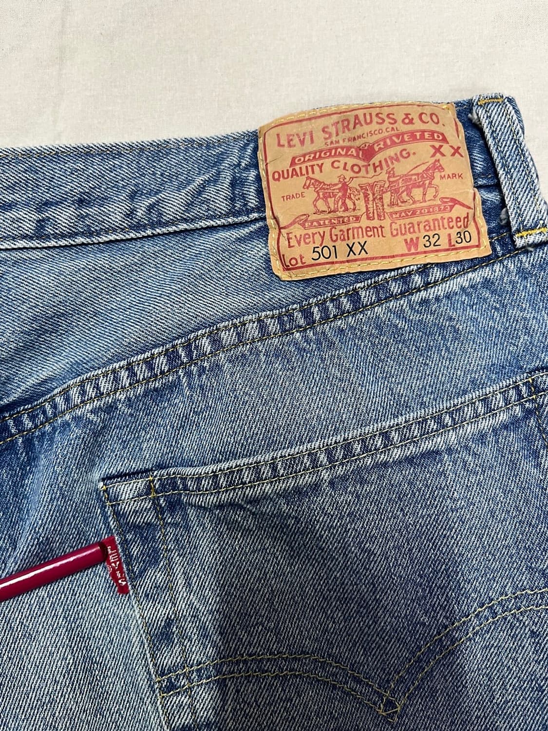 [32x30] lvc 55501 블랙잭 데님 팬츠 상품이미지3