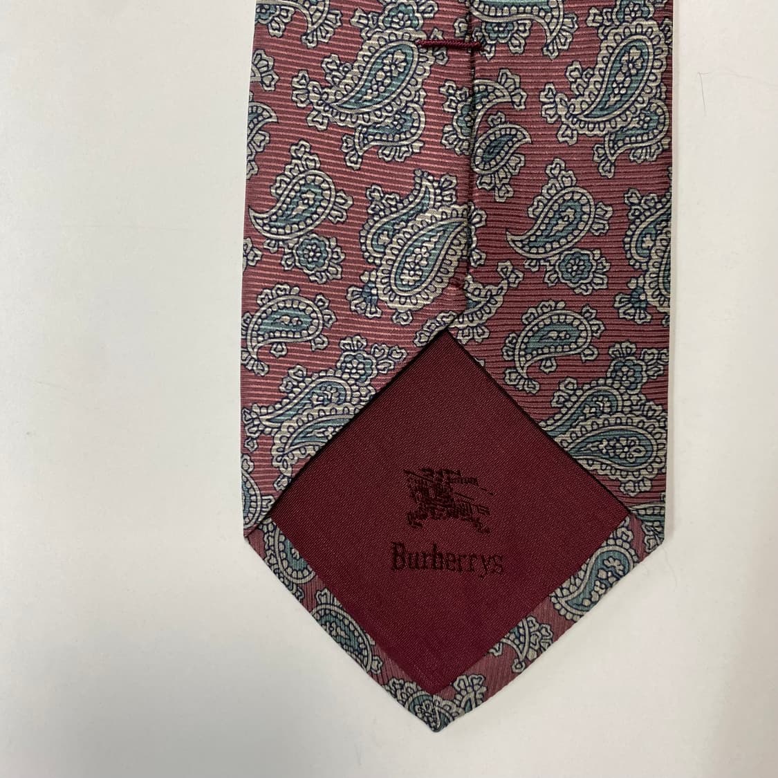 버버리 페이즐리 명품 정품 넥타이 (Burberry) 8.3cm 상품이미지7