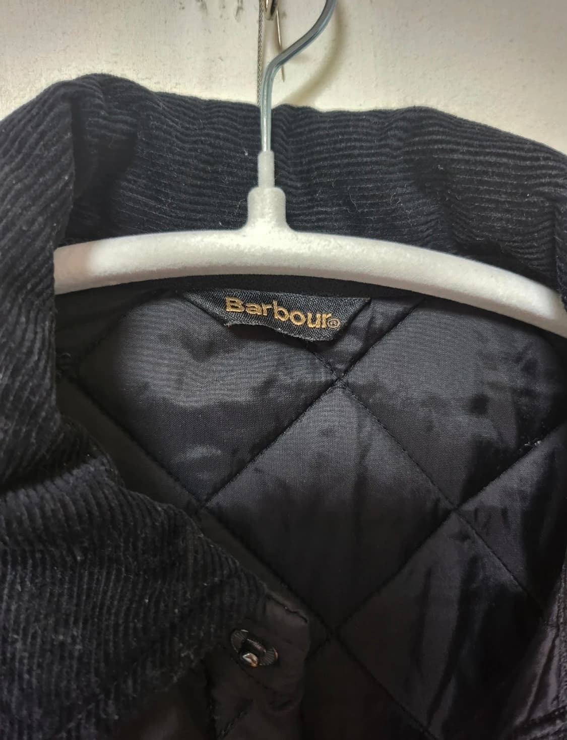 Barbour의 블랙 퀼팅 자켓 상품이미지5