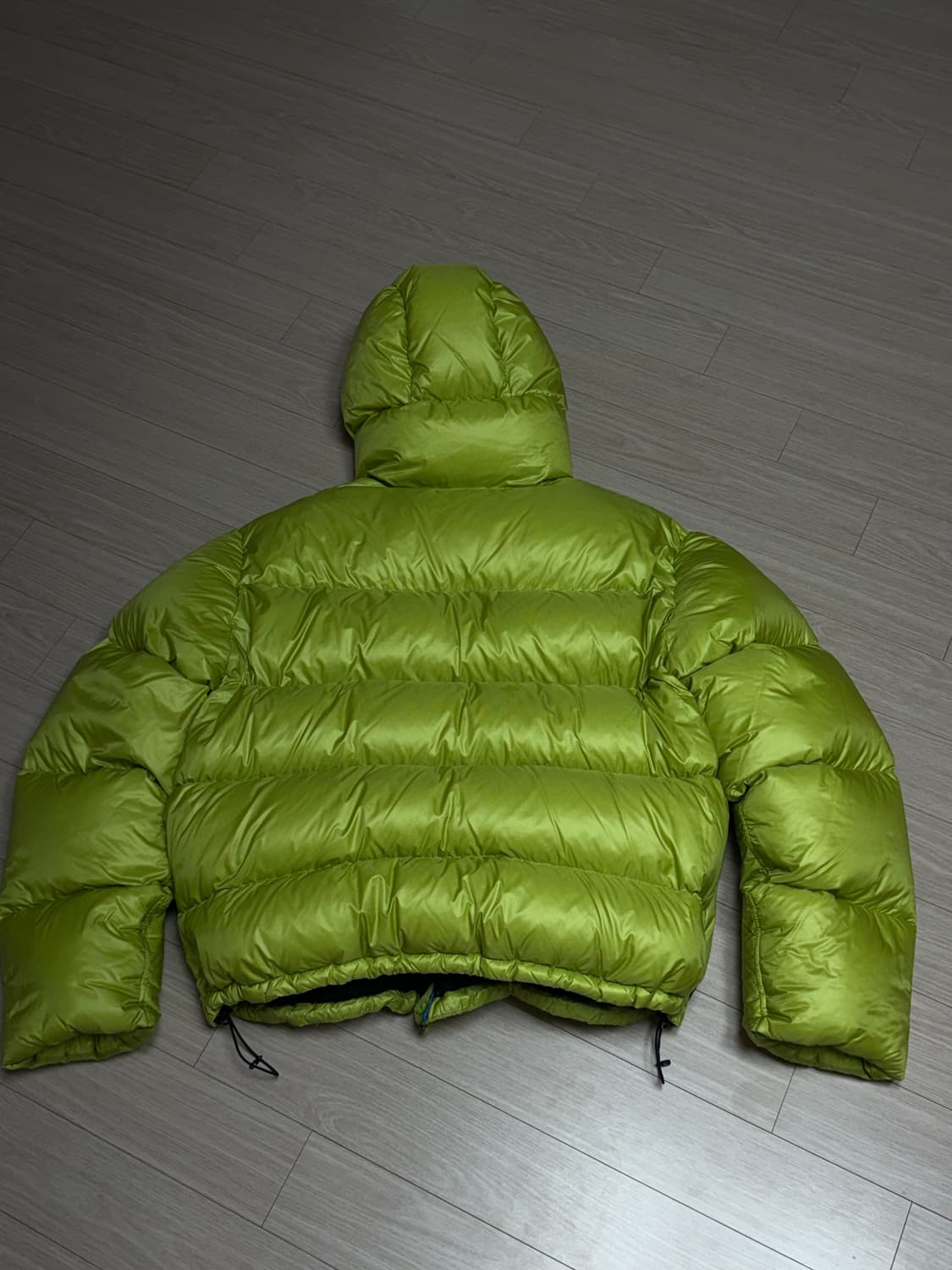 스투시 마이크로 립스탑 다운 패딩 라임 L 상품이미지2