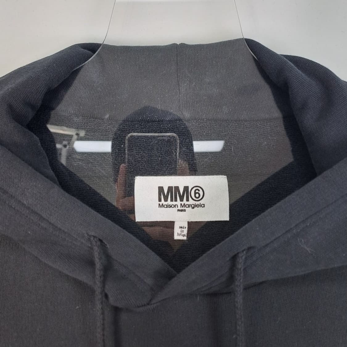 마르지엘라 MM6 빅프린팅 후드티 상품이미지5