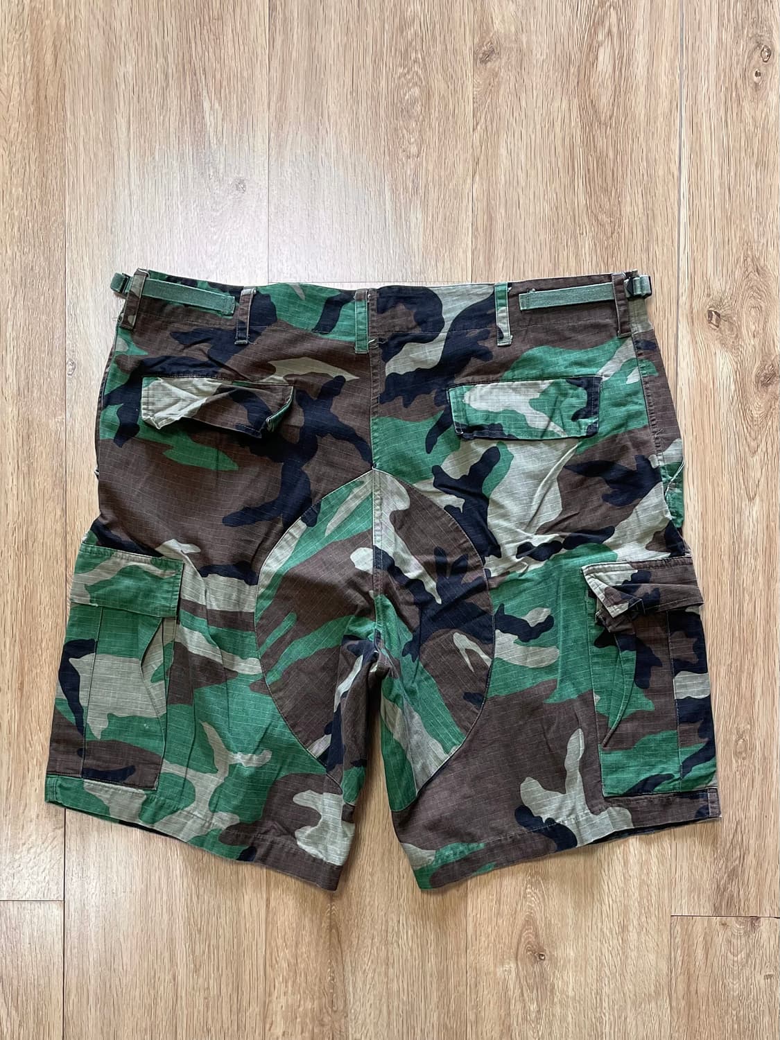 USA 우드랜드 BDU 립스탑 카고 쇼츠 반바지 - 엉덩이 2중 덧댐 상품이미지1