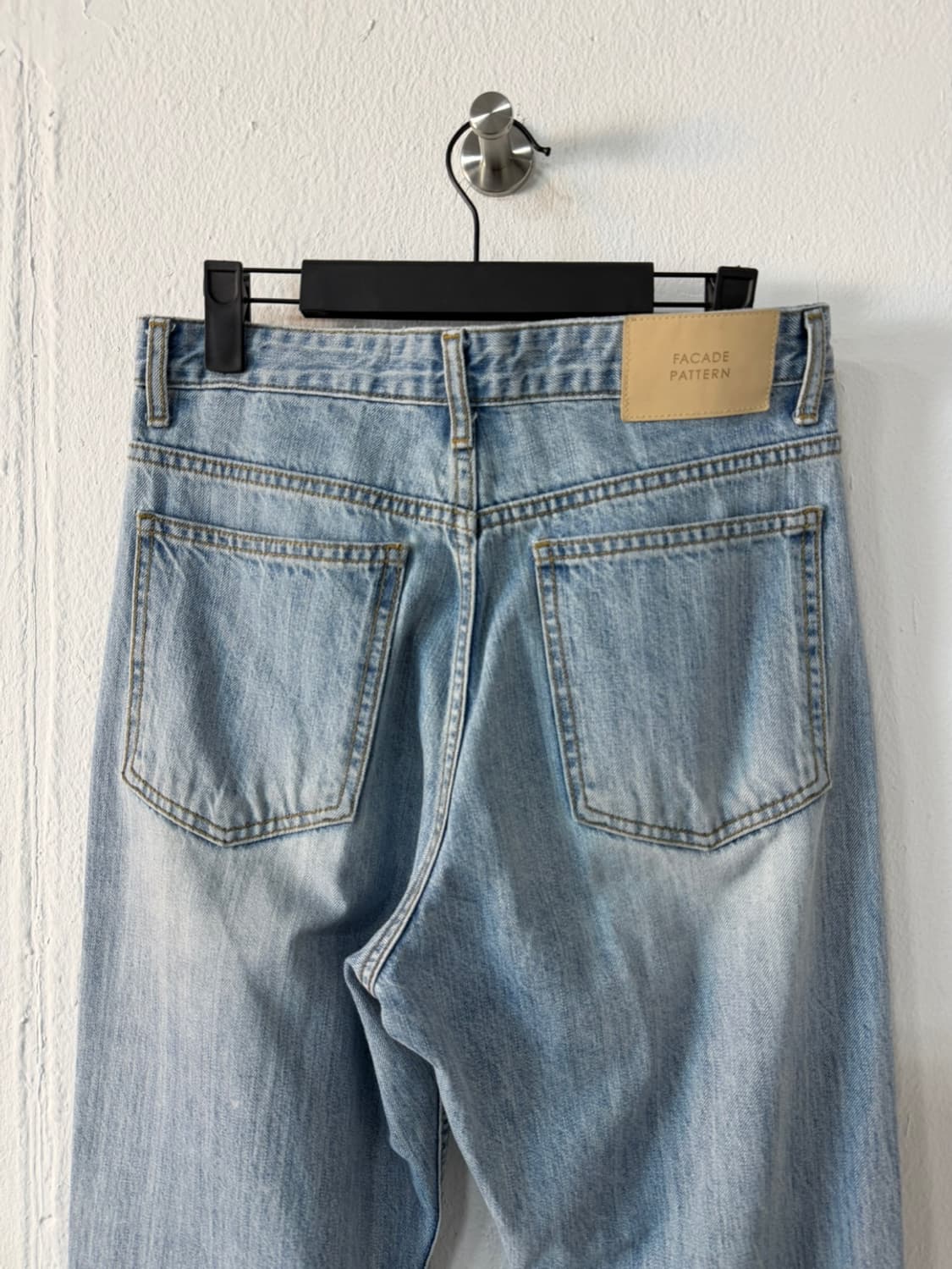 파사드 패턴 데님 팬츠  상품이미지6