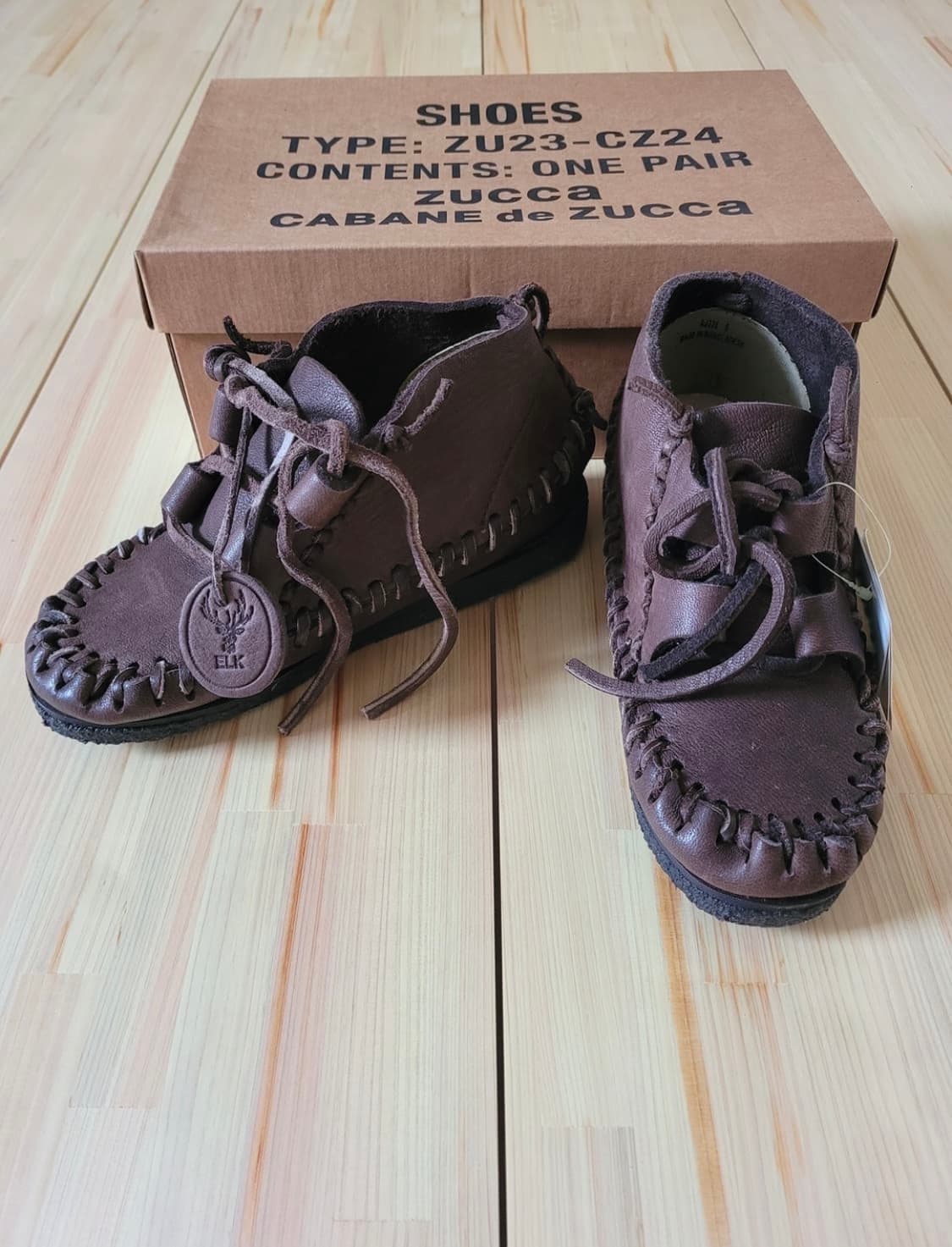 카반드 주카 레이스 업 사슴가죽 신발 상품이미지1