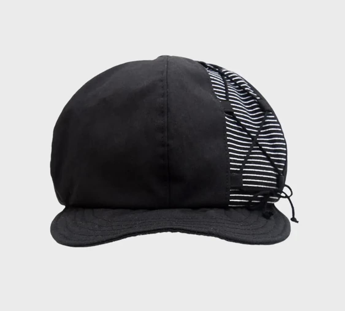 더뮤지엄비지터 FABRIC MIX NEWSBOY CAP (BLACK) 상품이미지1