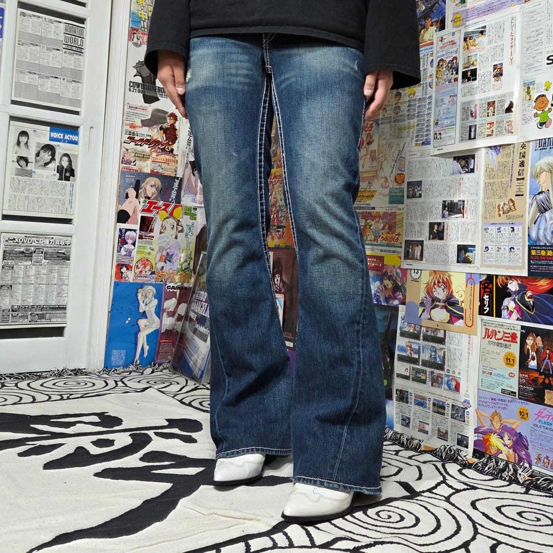 트루릴리전 조이 빅 티 부츠컷 데님 팬츠 상품이미지2