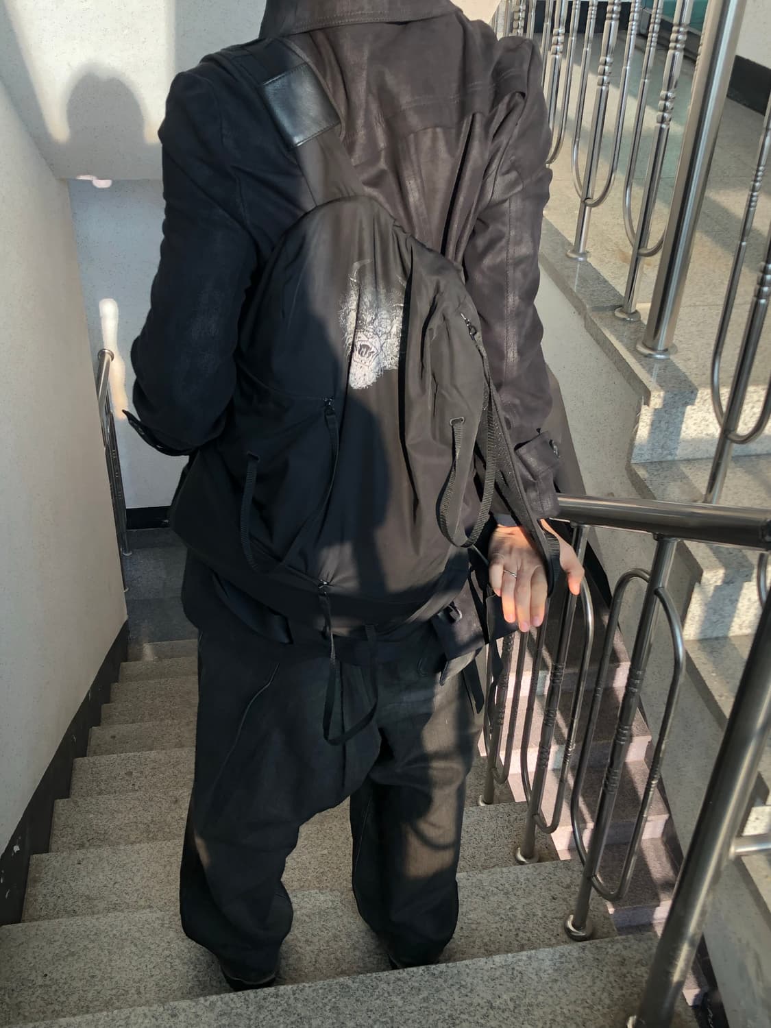 VINO 스웨이드 하이넥 코트 상품이미지2