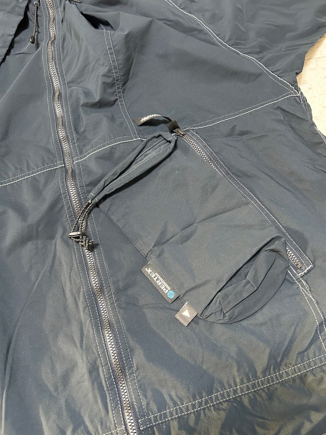 and wander PERTEX Wind Jacket Navy XL 상품이미지6