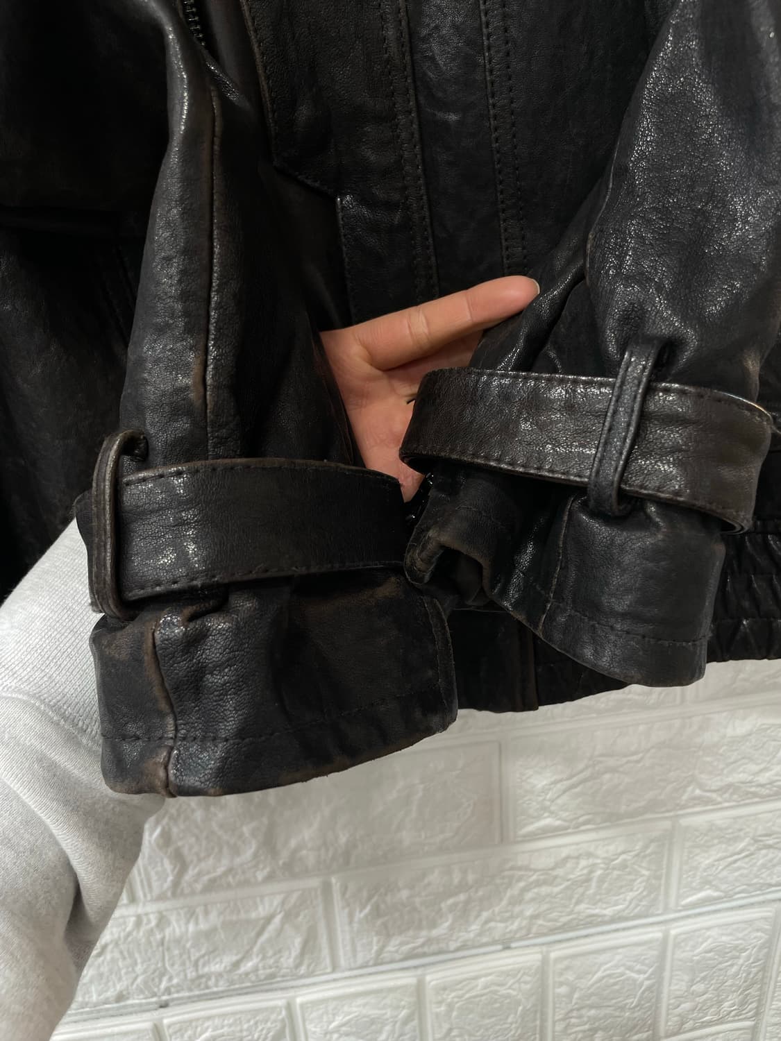 인터메조 양가죽 자켓 105 상품이미지4