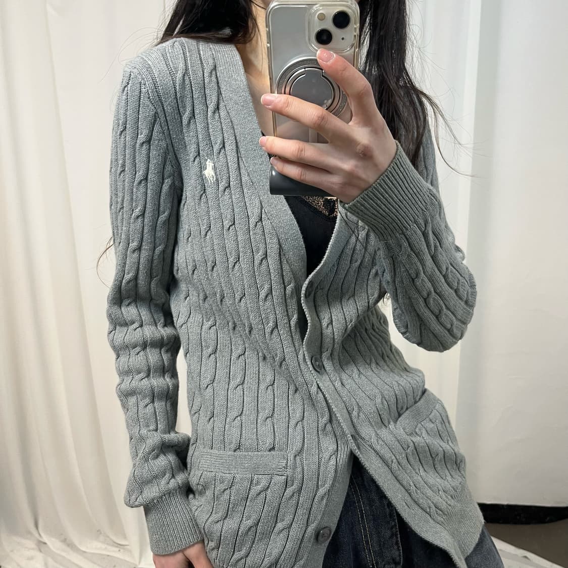 Polo Ralph Lauren Cable Knit Cardigan 상품이미지3