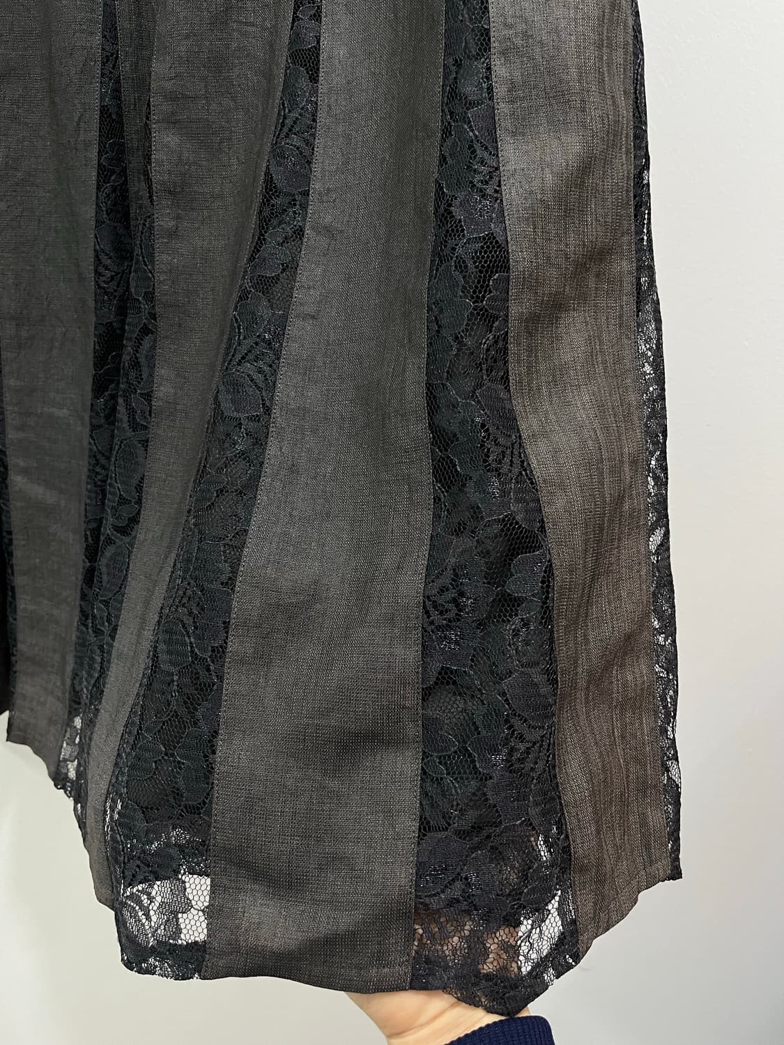 일본 빈티지 레이스 레이어드 플레어 롱스커트  상품이미지8