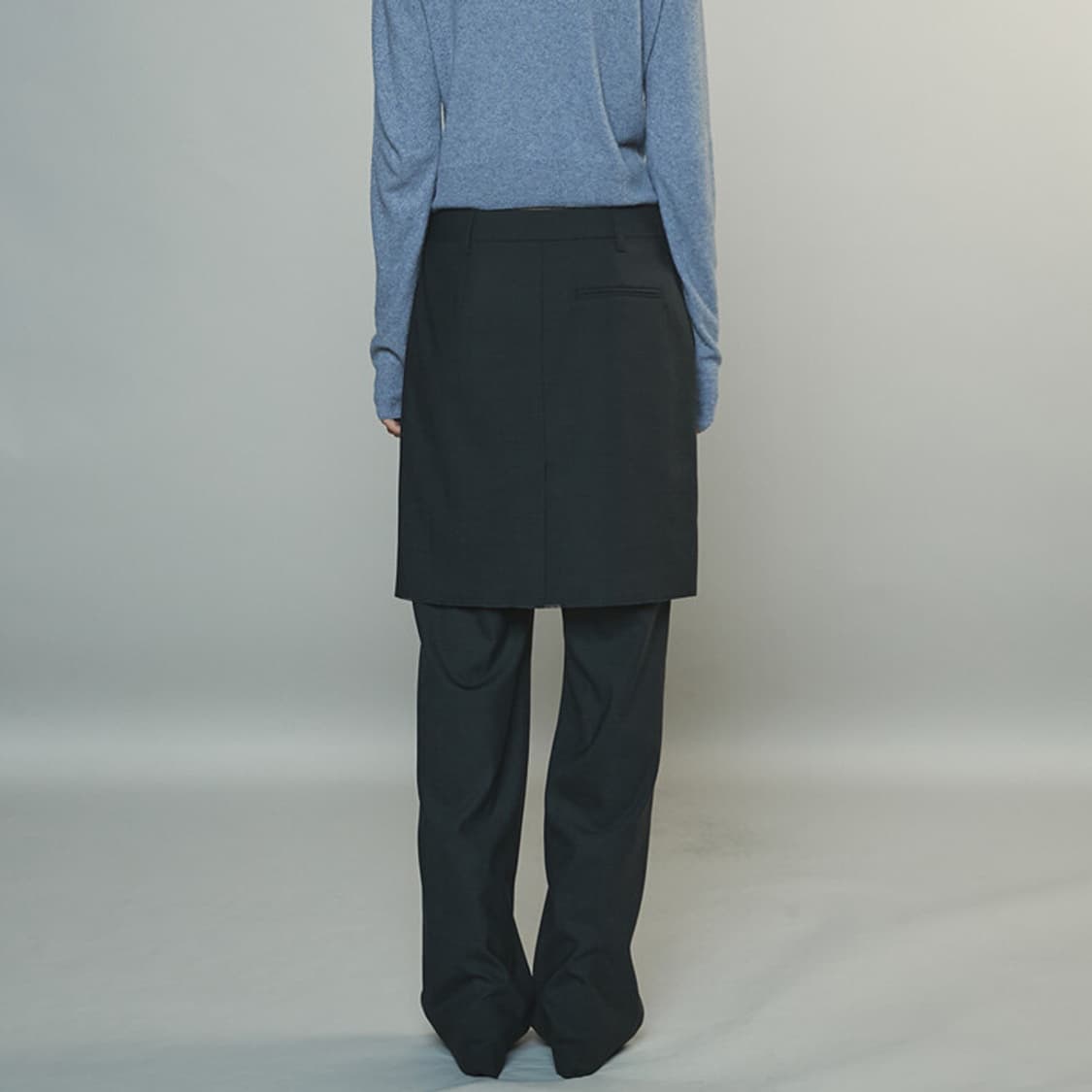 (s) 엔오르 레이어드 스커트 팬츠 상품이미지2