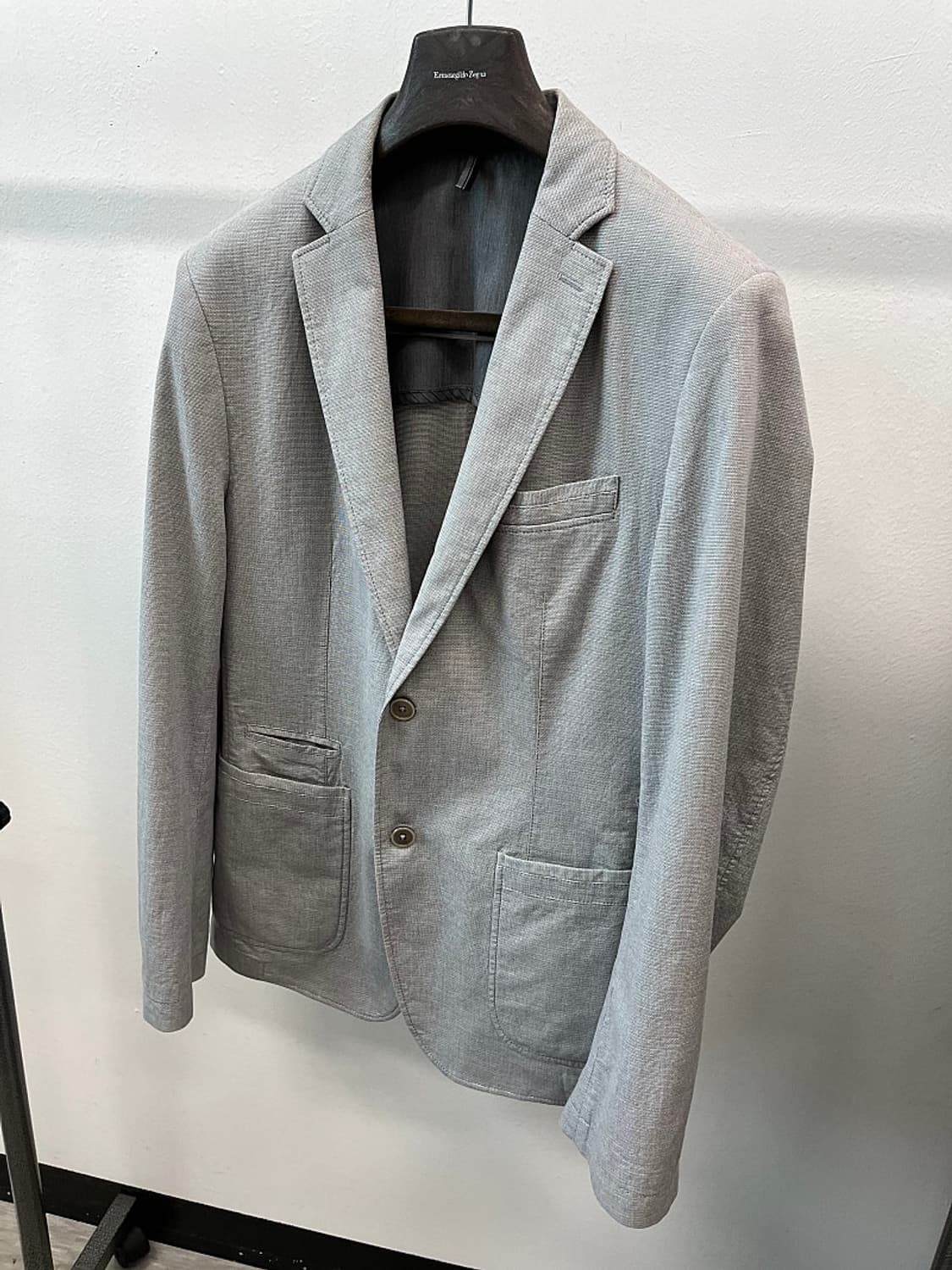 105) 휴고보스 그레이 봄자켓  상품이미지1