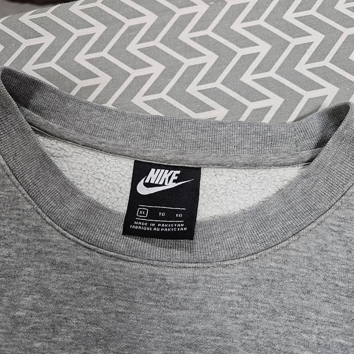나이키 오버핏 기모 맨투맨 그레이 XL 105-110 상품이미지4