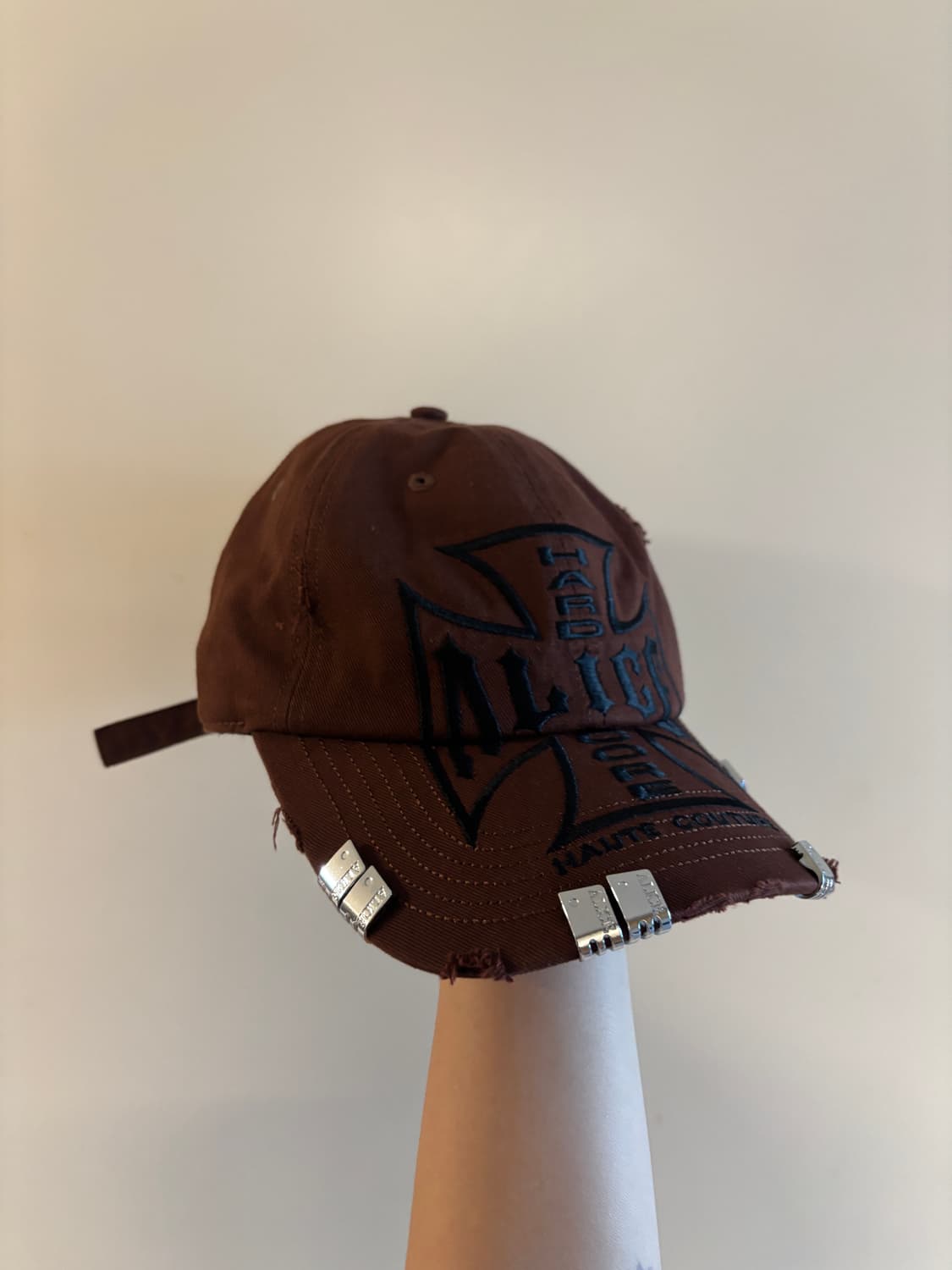 Alice hollywood moto couture cap (brown) 상품이미지3