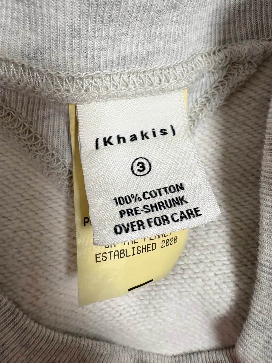 카키스 맨투맨 상품이미지2