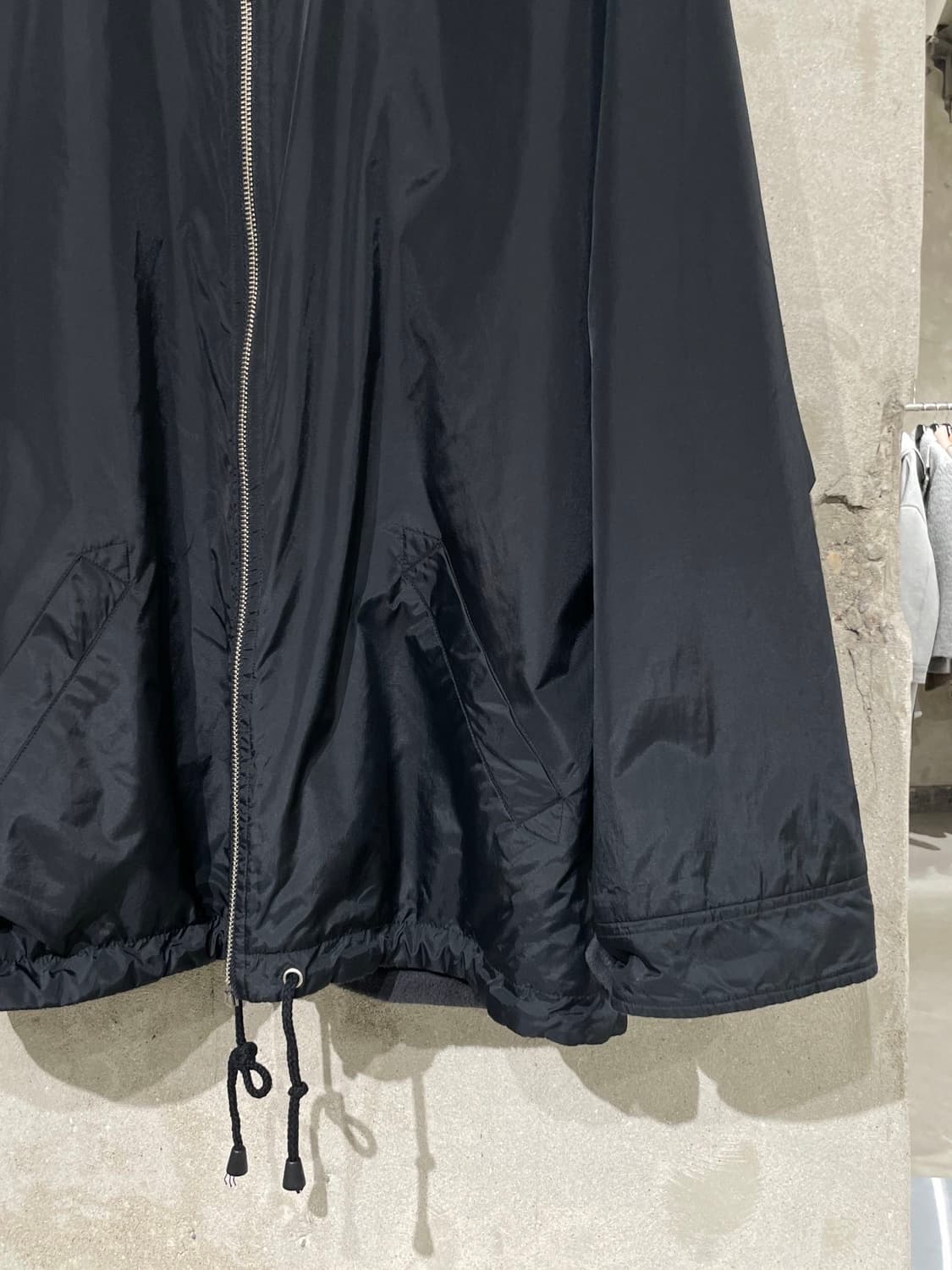 이브 생로랑 뿌르 옴므 블랙 백 로고 플리스 라이닝 자켓 상품이미지6