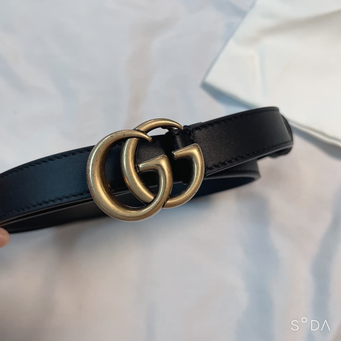 구찌 GG 마몬트 블랙 벨트 상품이미지1