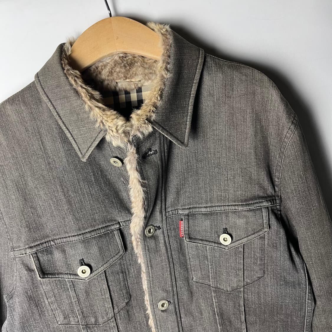 [Burberry] 버버리 블랙라벨 래빗퍼 데님자켓 상품이미지2