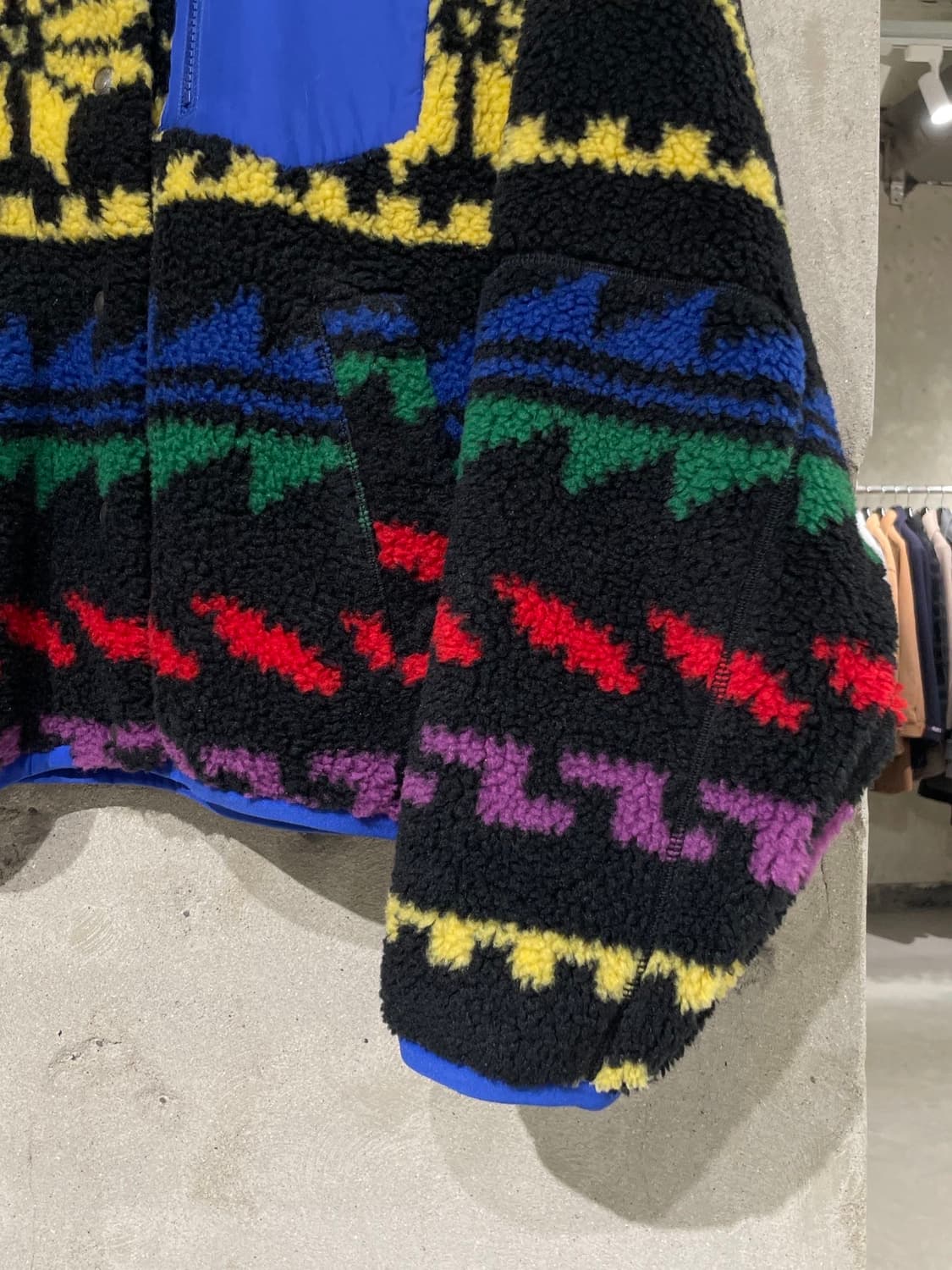 폴로 랄프로렌 지오 모티프 립스탑 트림 하이 파일 플리스 자켓 상품이미지5