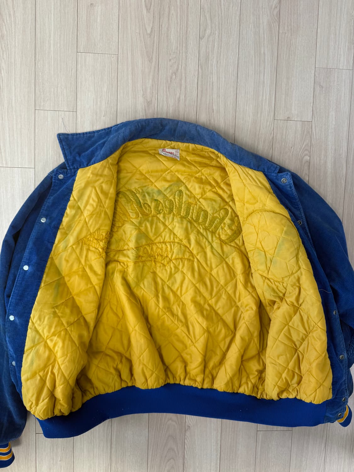 60s 빈티지 코듀로이  바시티 스타디움자켓  상품이미지4