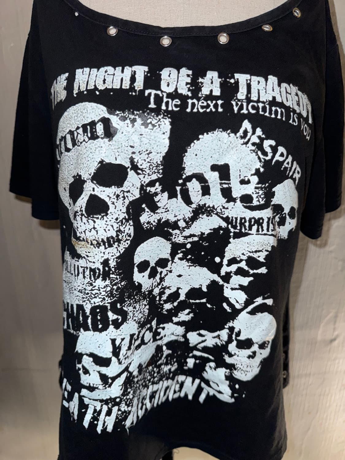 ”Punk Death Accident“ Black T-shirt  Pri 상품이미지4
