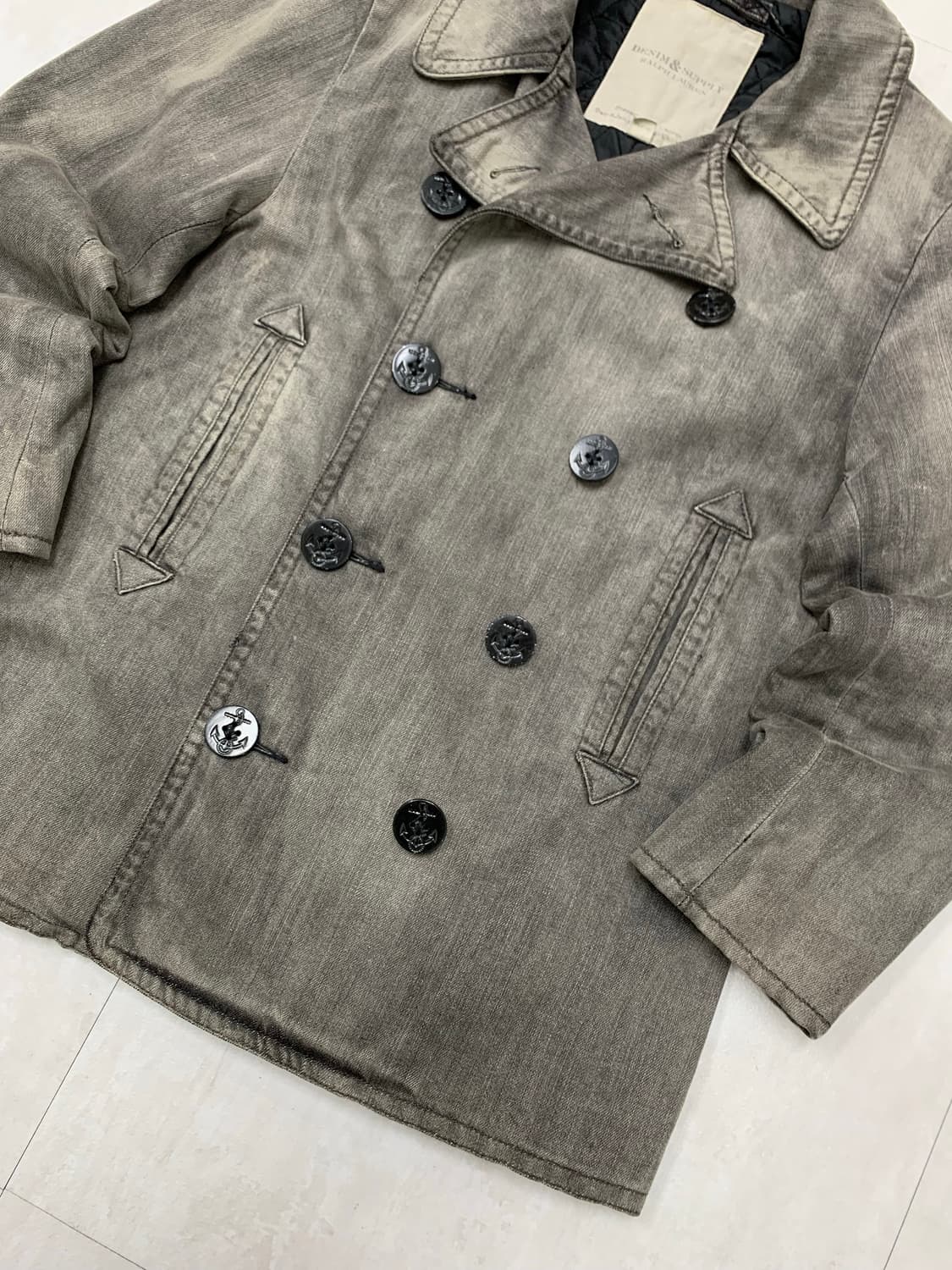 데님 앤서플라이 흑청 자켓 #145 상품이미지3