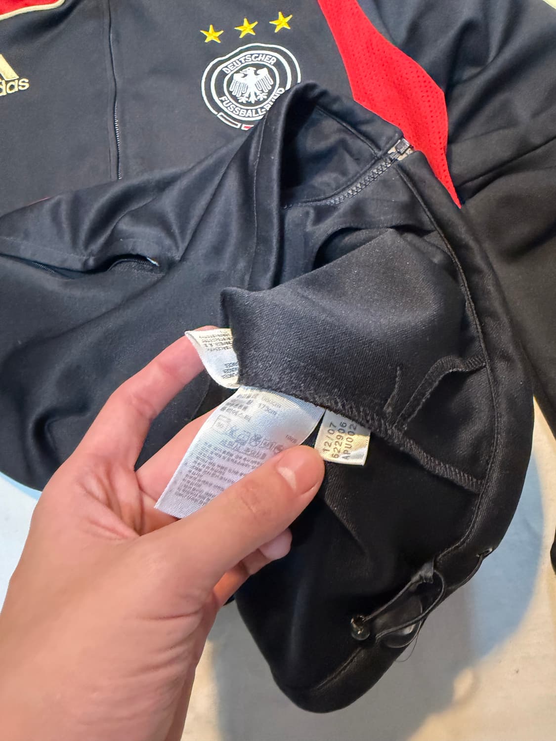 아디다스 07-08 독일 국대 트랙탑 져지 블랙 상품이미지4