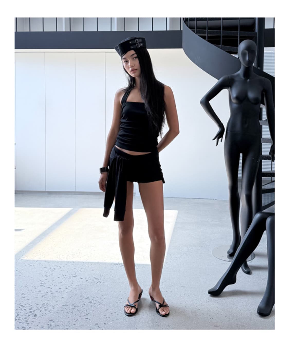 ODOR Tie short pants 상품이미지3
