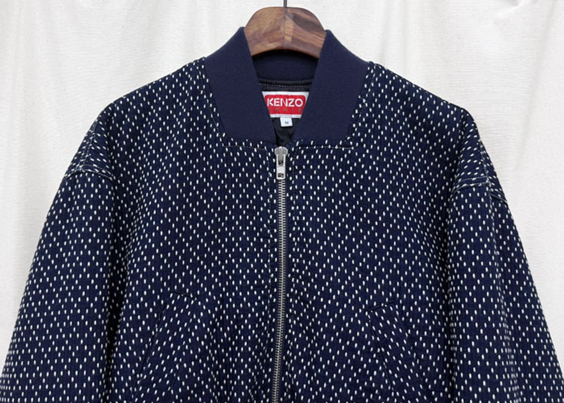 겐조 사시코 스티치 자수 봄버 자켓 상품이미지4