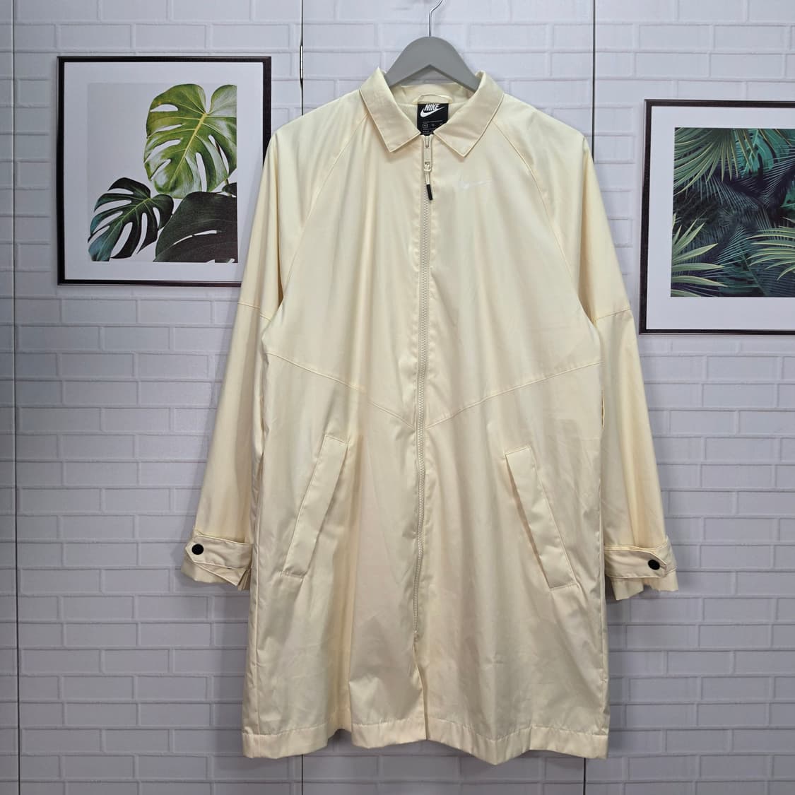 나이키 트렌치 자켓 롱자켓 집업 바람막이 95사이즈 새상품 상품이미지1