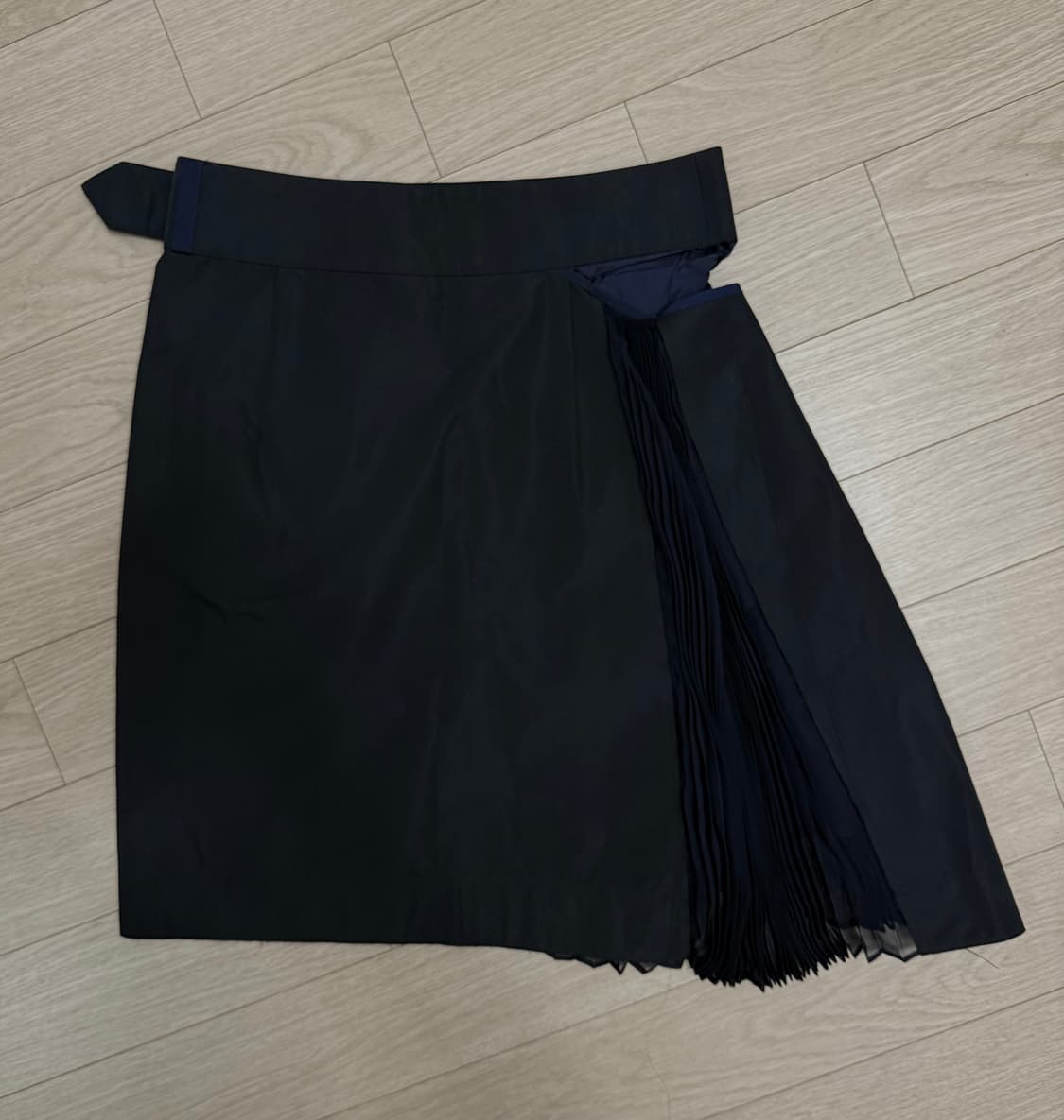 사카이 네이비 플리츠 스커트 2 상품이미지2