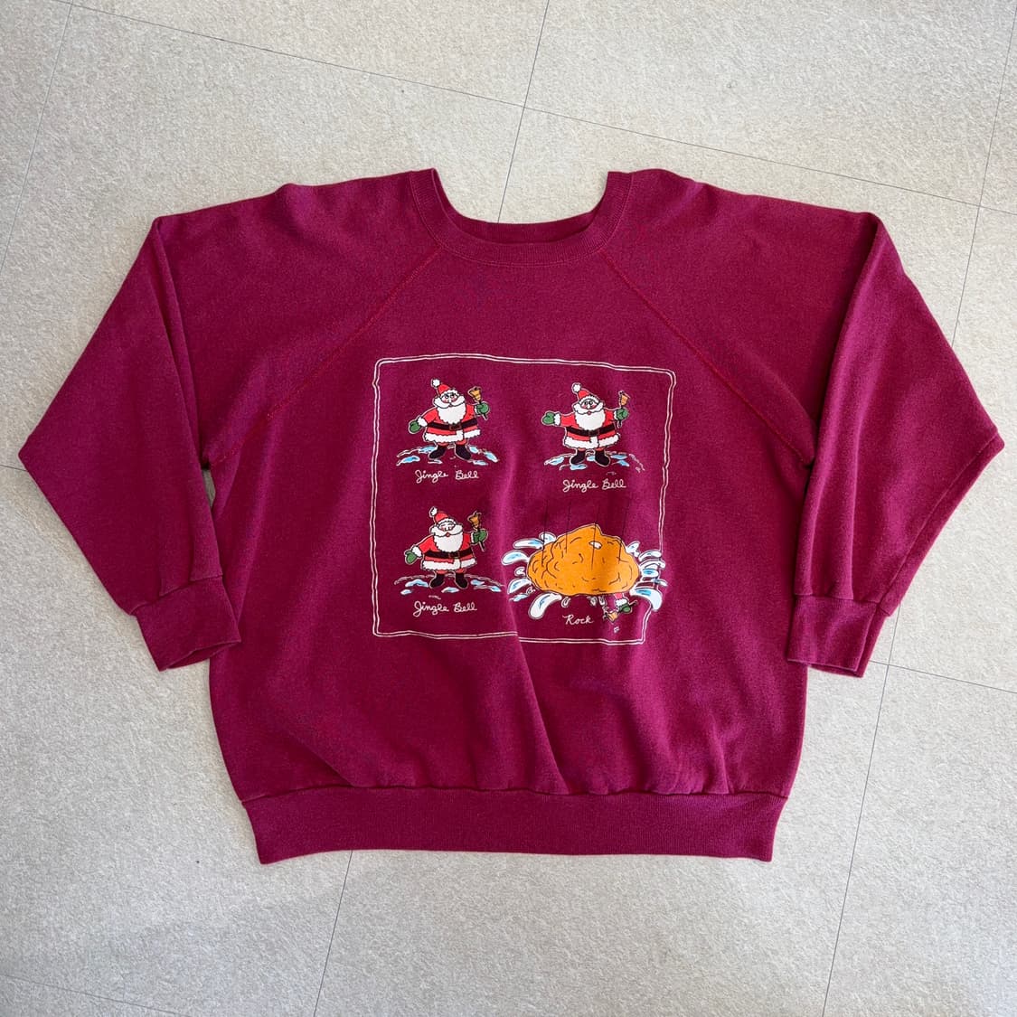 90s usa 산타 스웻셔츠 상품이미지2