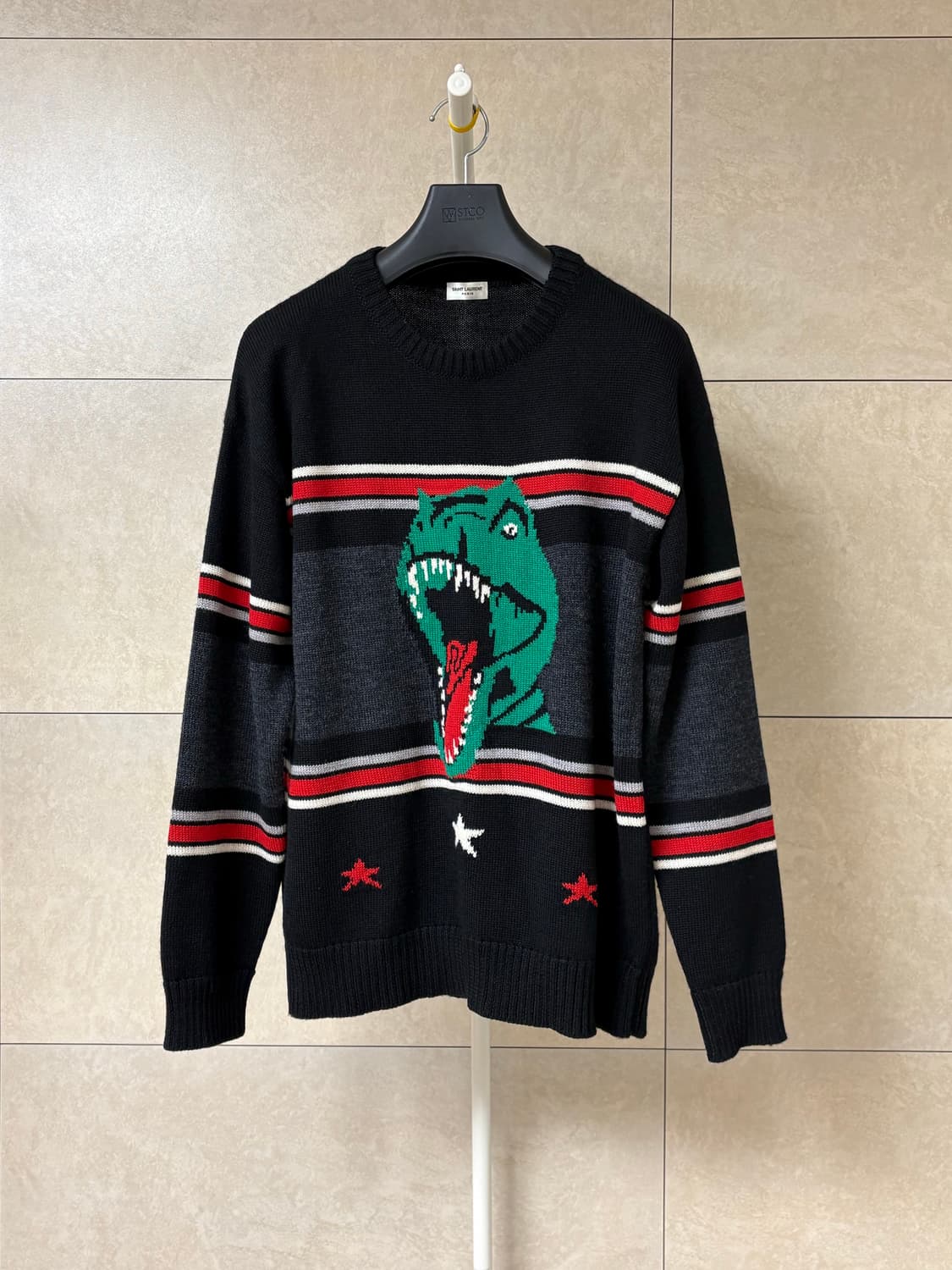 생로랑 16시즌 공룡 니트 상품이미지1