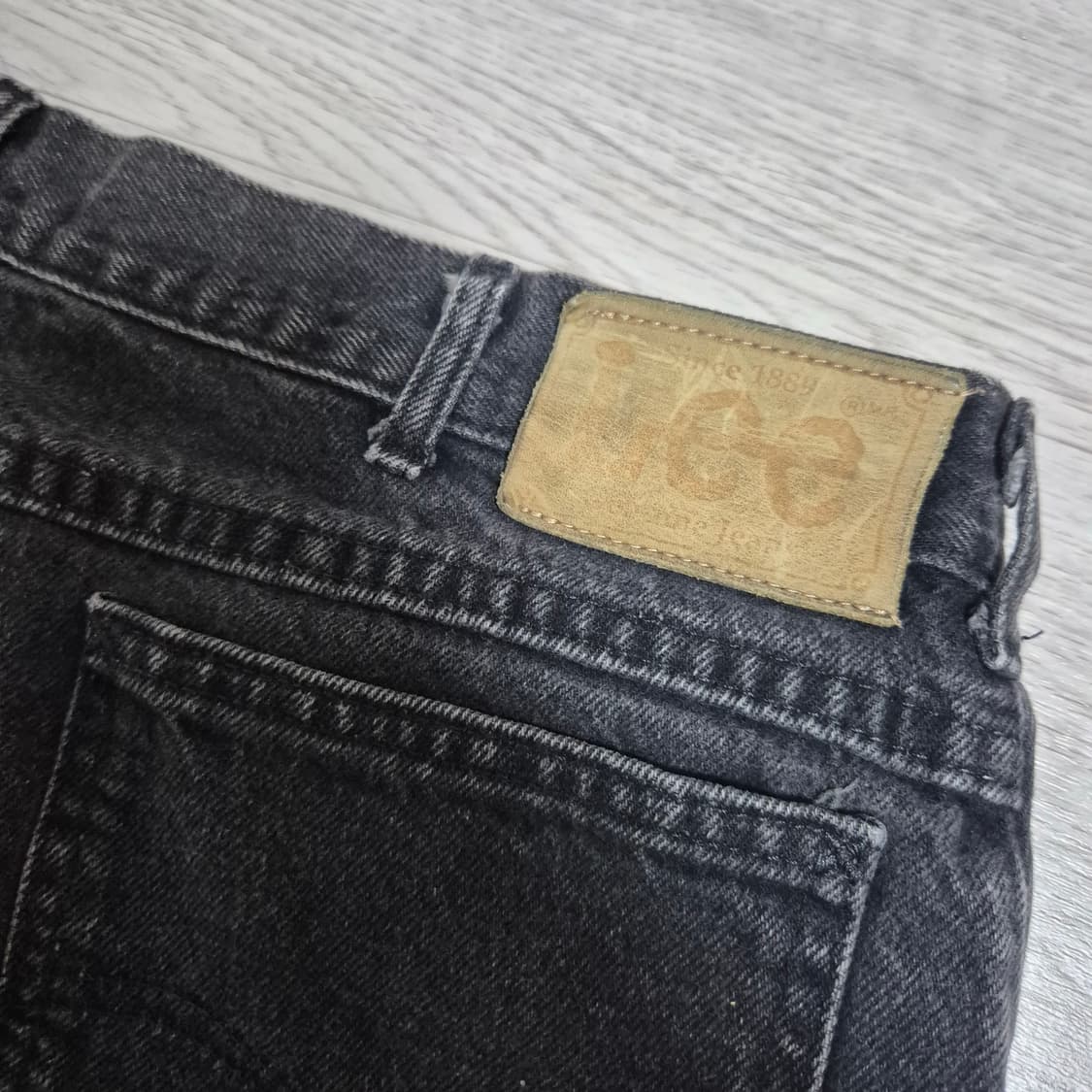 90s Lee 블랙데님팬츠 상품이미지3