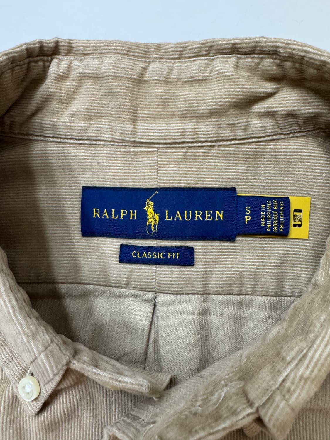 폴로 랄프로렌 셔츠 코 로드 클래식핏s  베이지 상품이미지3