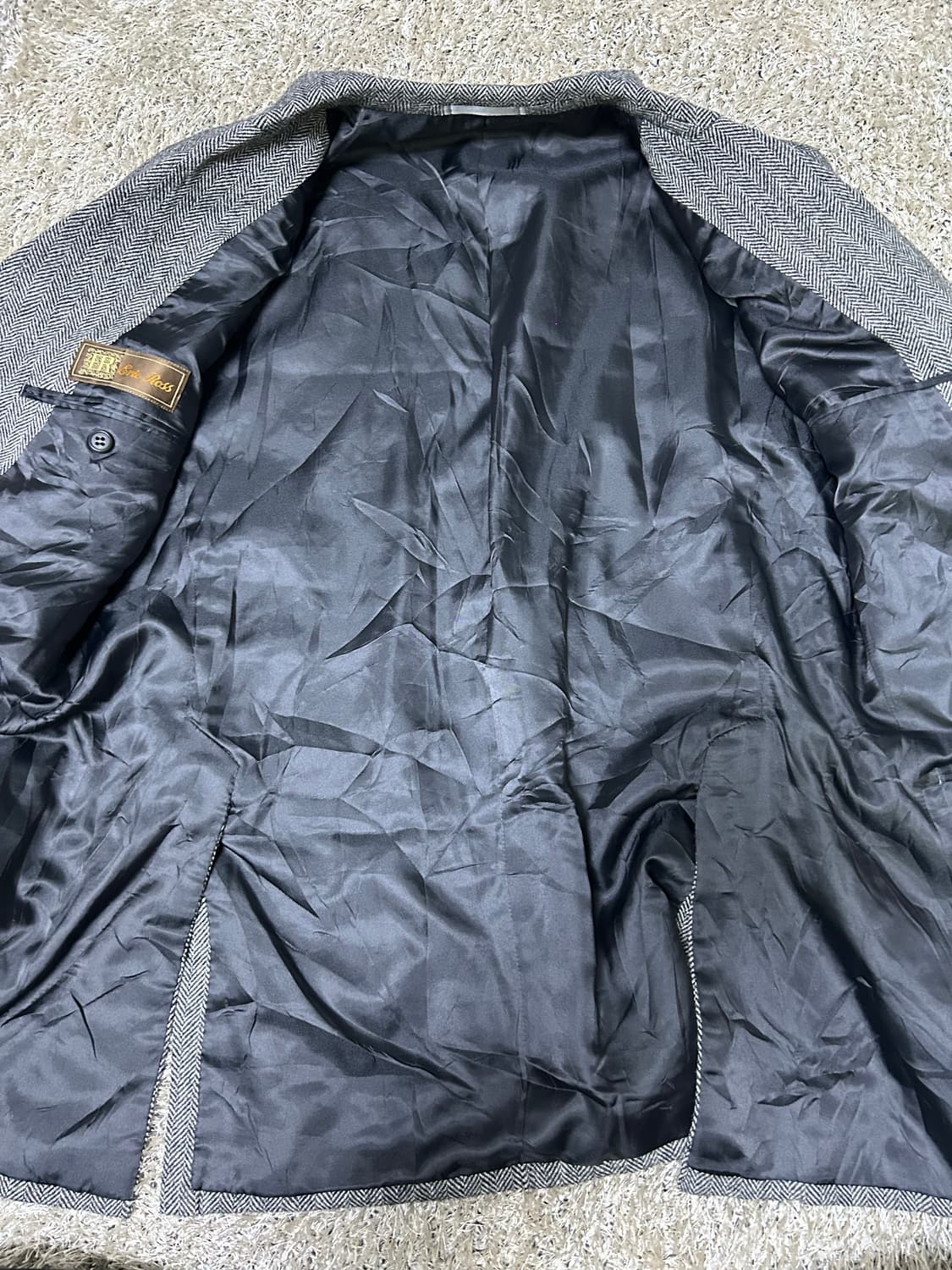 일제 헤링본 블레이저 사이즈 105~110 상품이미지6