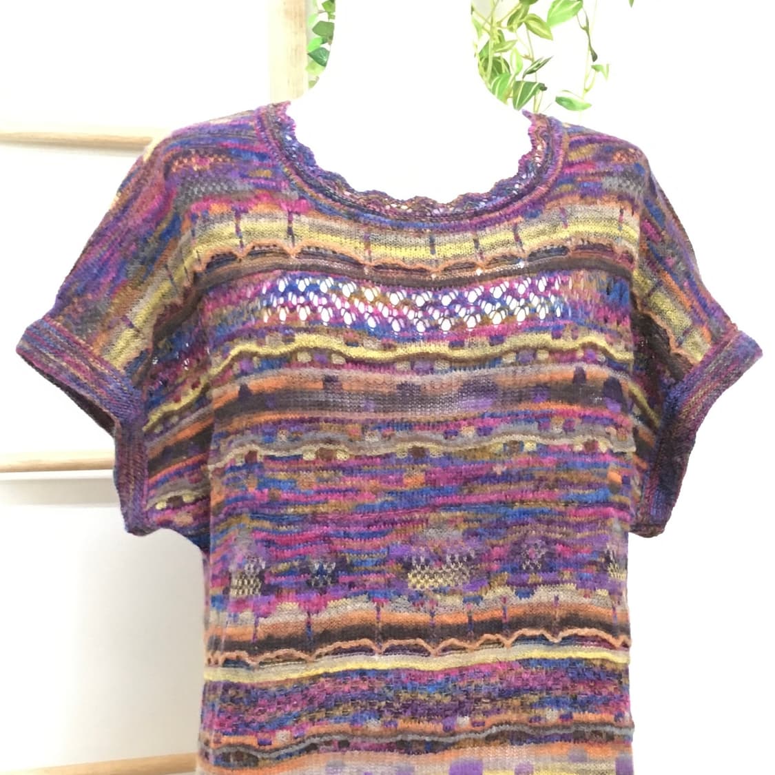 JPN/ 하구미반팔니트 모리걸반팔니트 아오이유우반팔니트 하구미룩 세트 상품이미지4