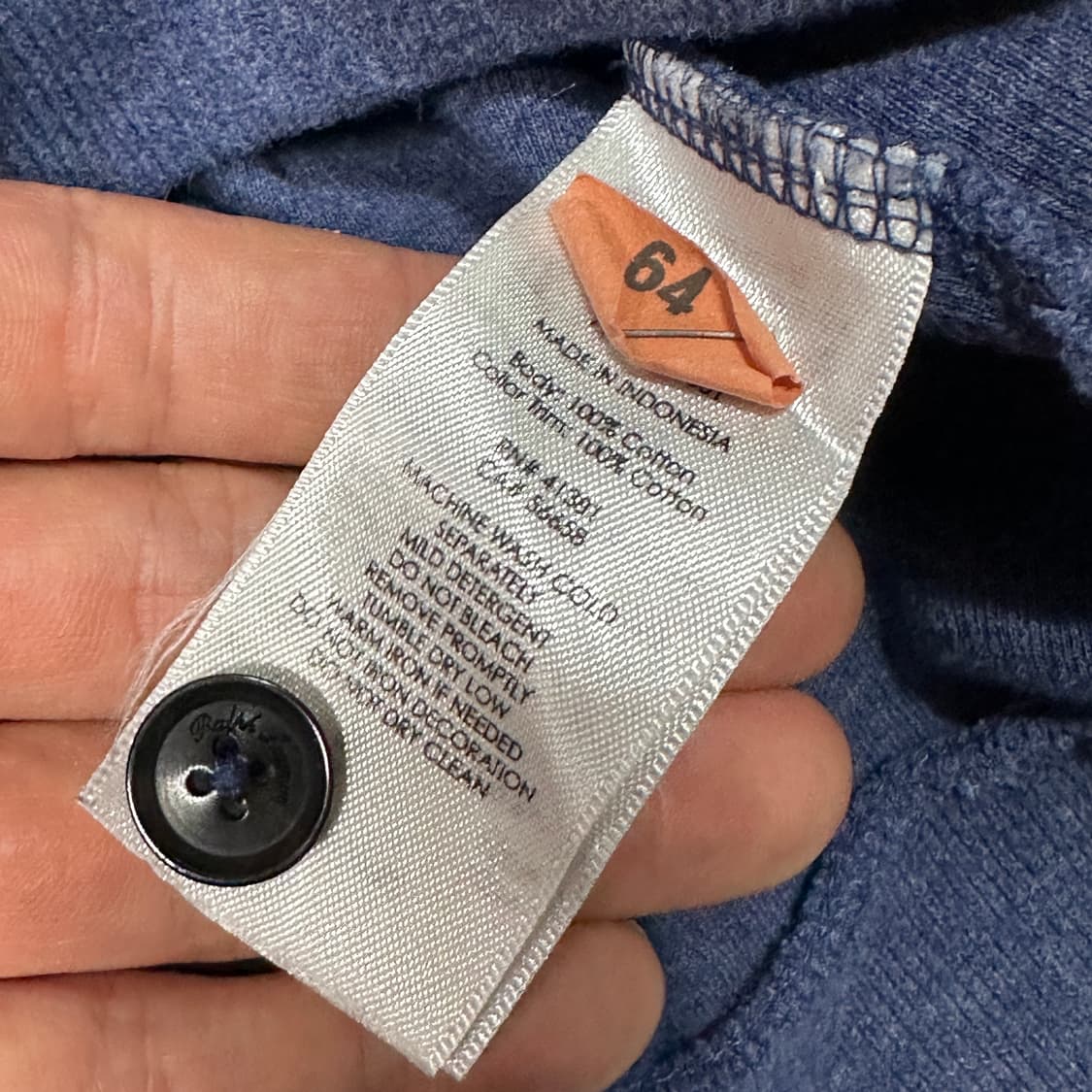 폴로랄프로렌 엘보 패치 숄카라 니트 m 상품이미지3