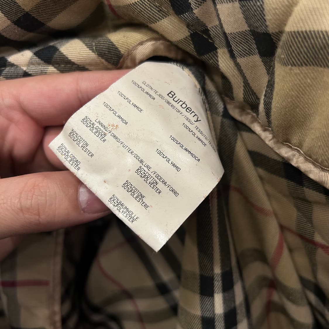 버버리 런던 이너 탈착 싱글 폴리 맥코트 상품이미지5