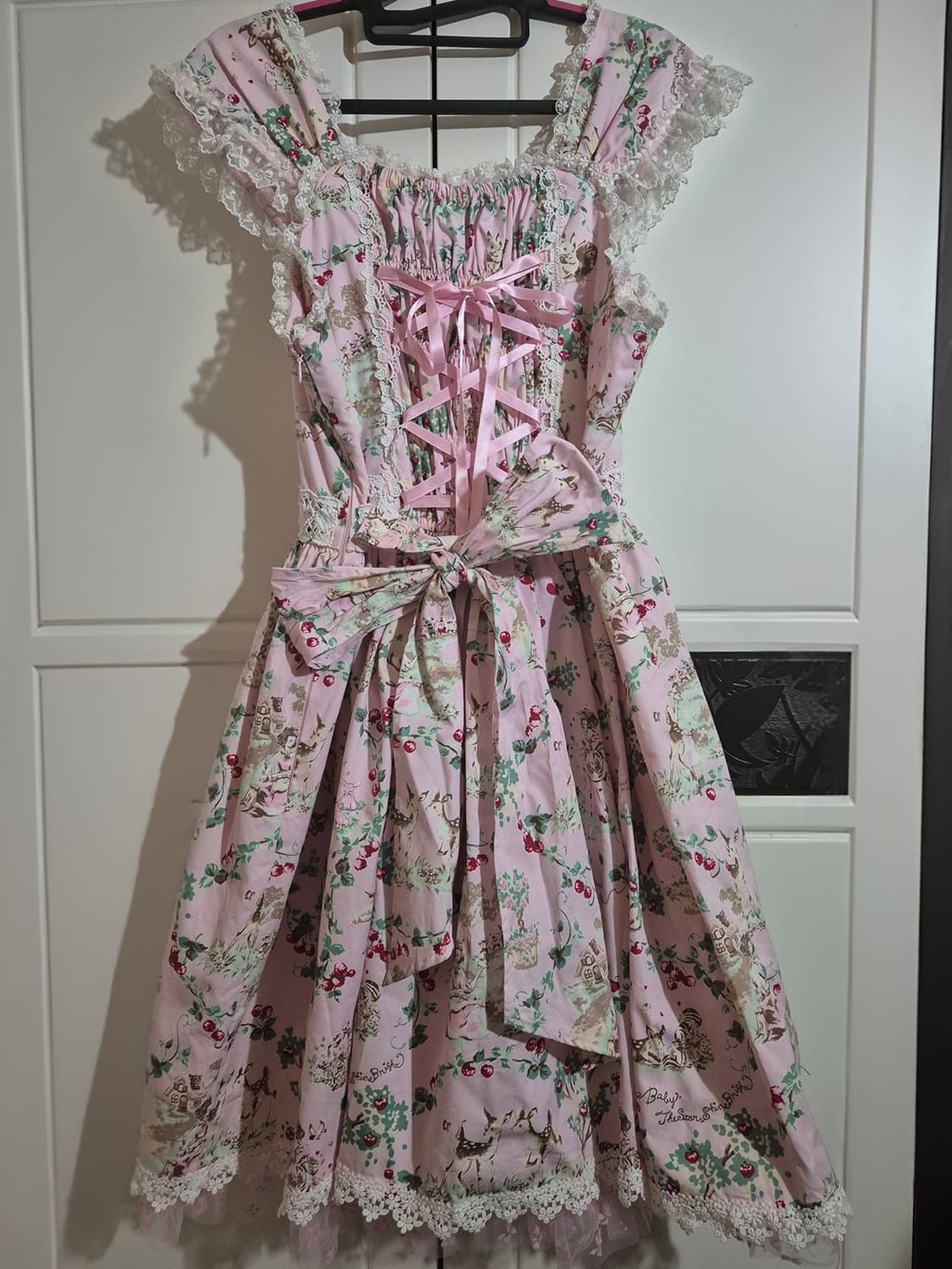 베이비 더 스타 샤인브라이트 백설공주 프린팅  jsk 로리타양복 로리타 상품이미지2