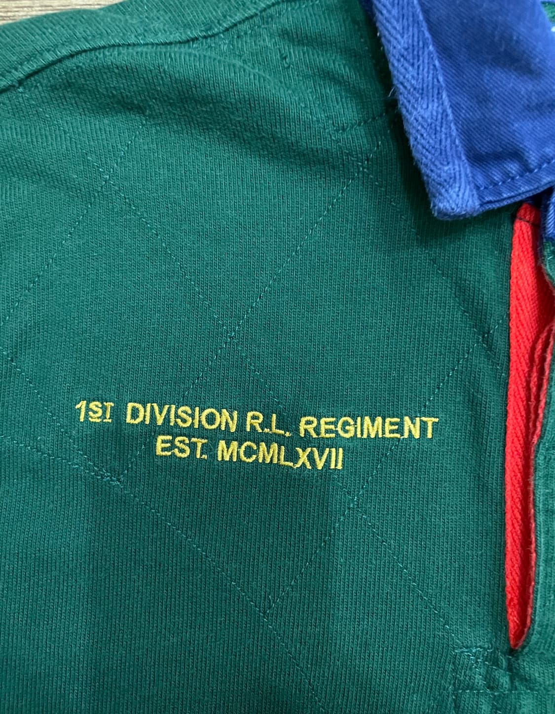 폴로 랄프로렌 엘보패치 럭비티 그린 상품이미지5