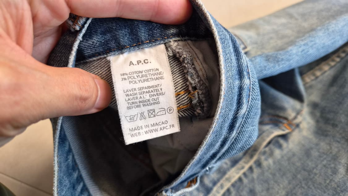 A.P.C 아페쎄 뉴스탠다드 클래식 스트레이트핏 청바지 상품이미지7