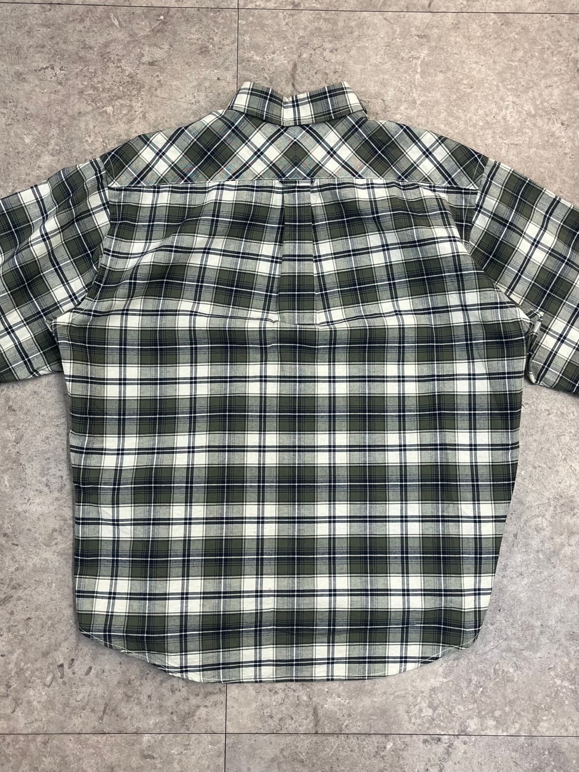 디스이즈네버뎃 체크 셔츠 그린 S #csz3278 상품이미지7