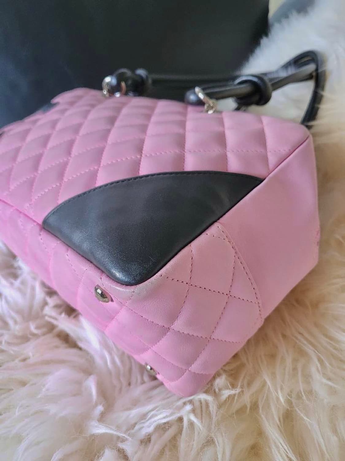 샤넬 깜봉 핑크 숄더백 상품이미지3