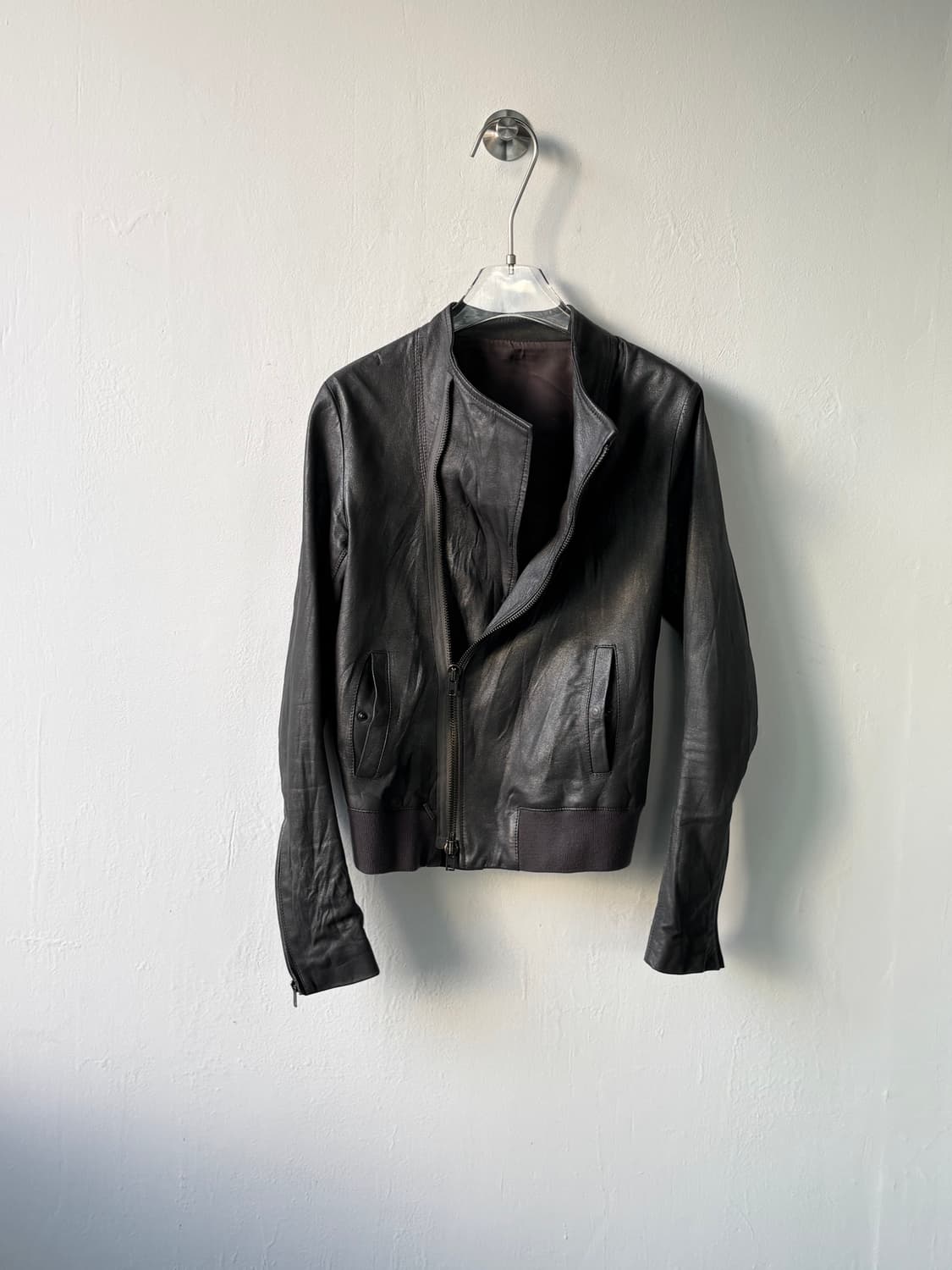 s.w.o.r.d 램스킨 사선 자켓  상품이미지5