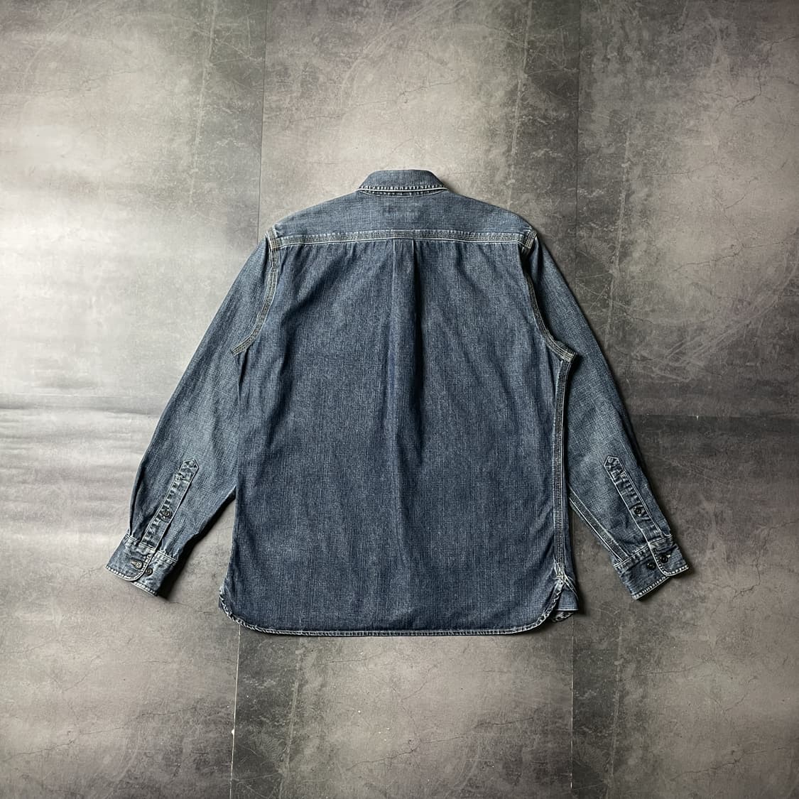 LANDS' END 빈티지 코튼 데님 셔츠 A00629 상품이미지7