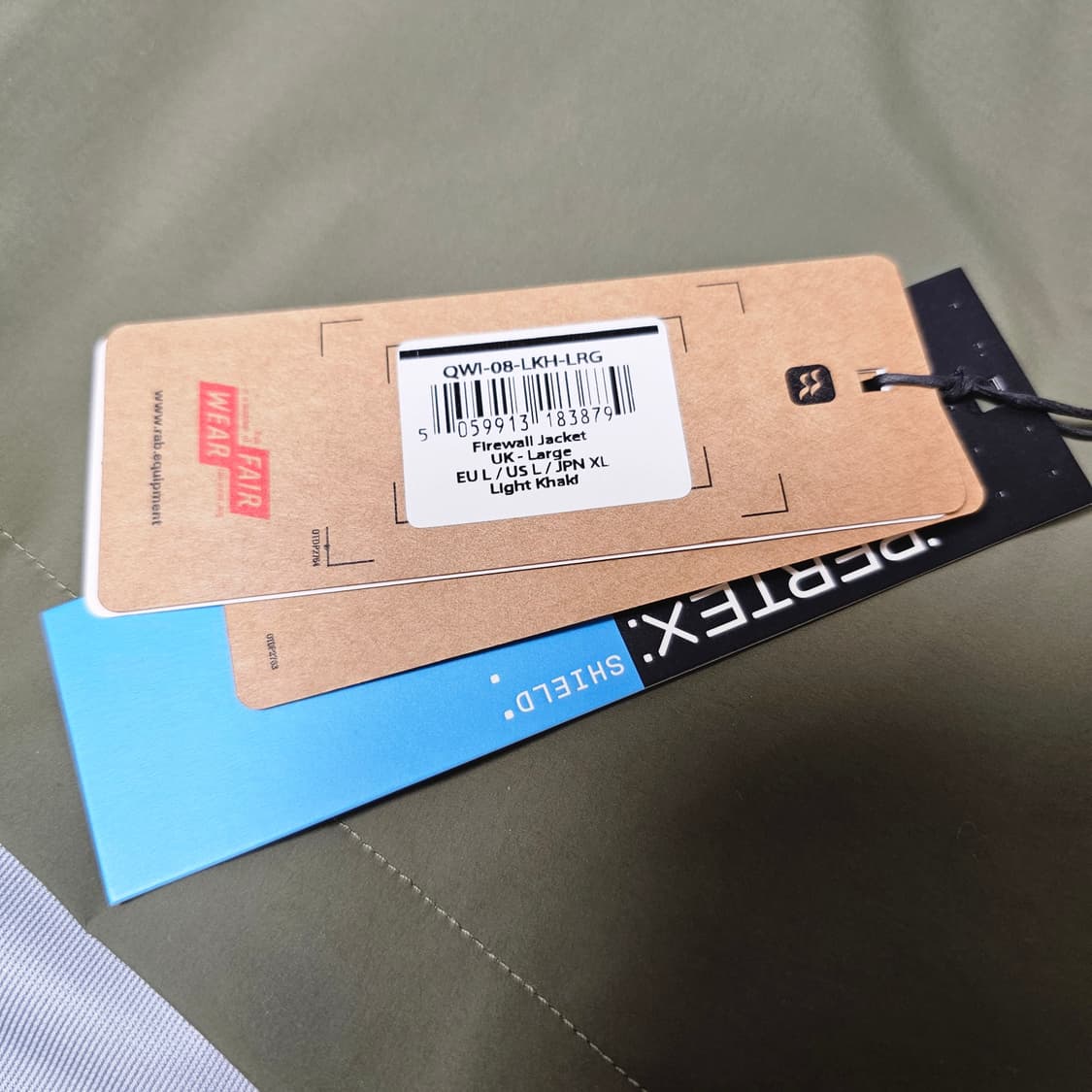 UK L 새제품) Rab 랩 파이어월 하드쉘 바람막이 등산 트레킹 xl 상품이미지4