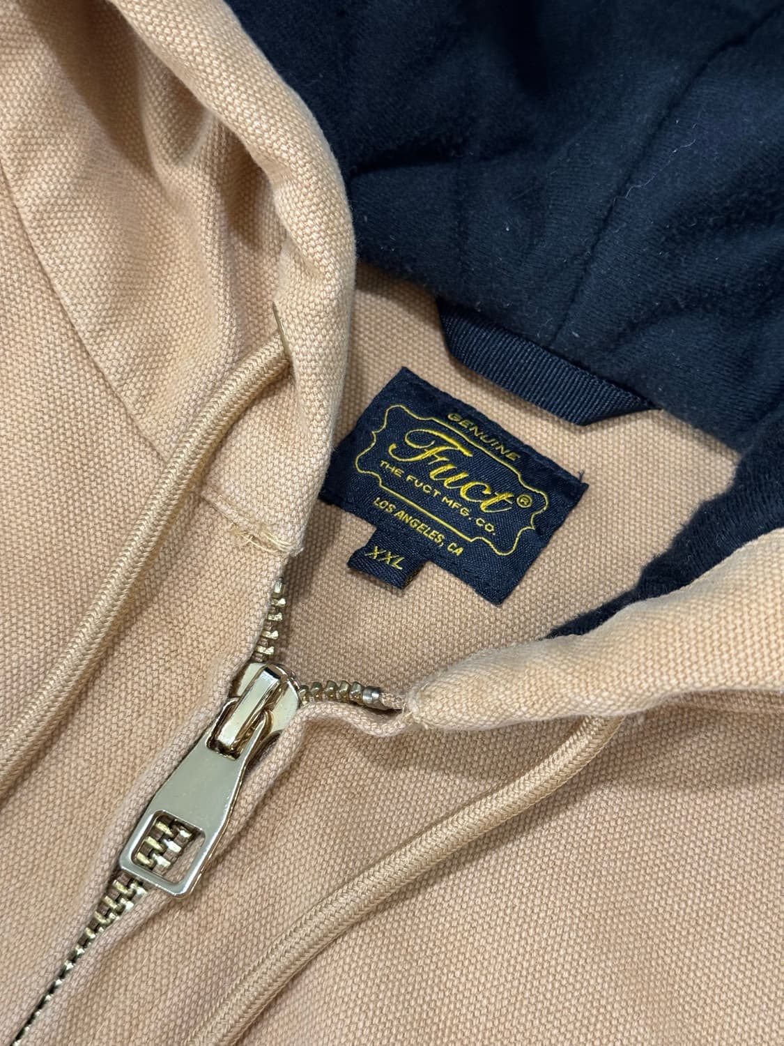 fuct 퍽트 렌치 후드 자켓 브라운 XXL 상품이미지3