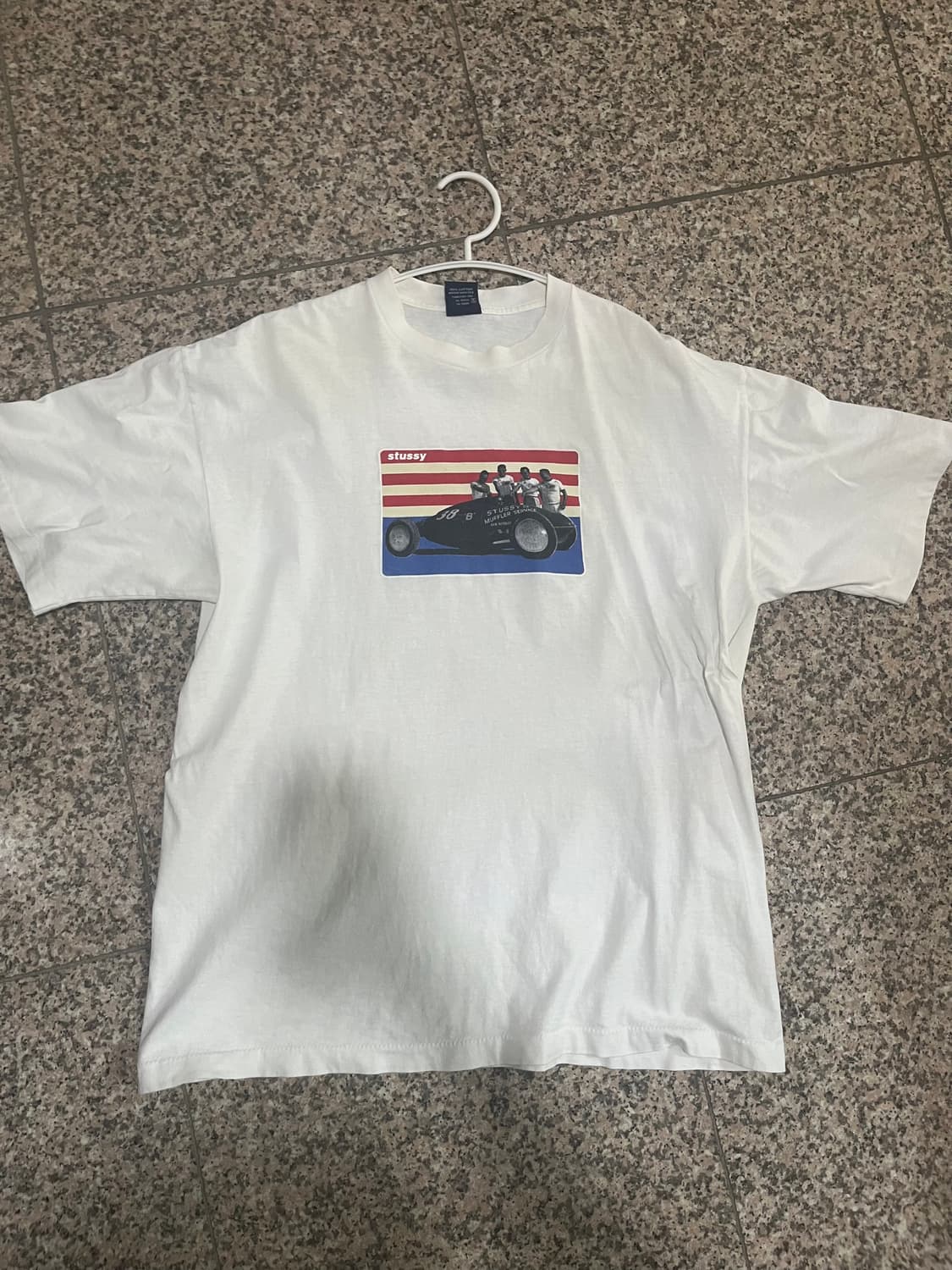 90~00s old stussy t shirt XL 상품이미지1